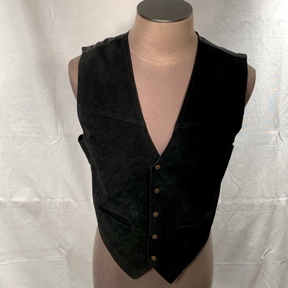 Vintage Stefano Man Authentic Suede Vest Size Medium - Picture 3 of 8